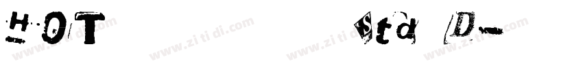HOT 白舟太篆書 Std D字体转换